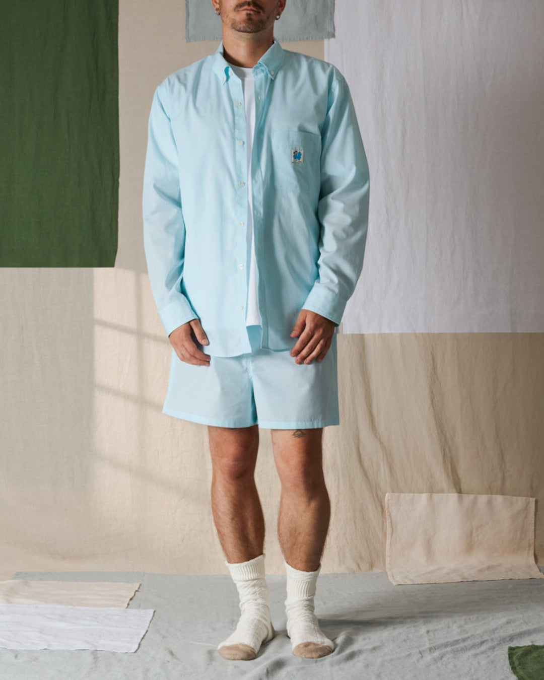 Merci - Basile Shirt - Turquoise