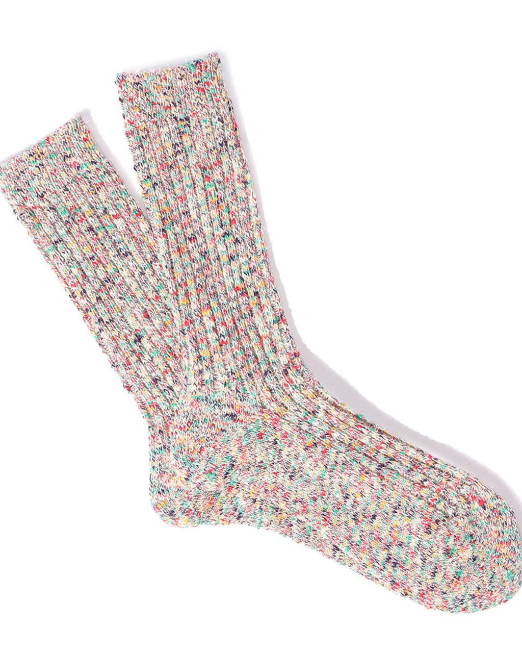 Anonymous Ism - Homespan Art Yarn Crew Socks - Green