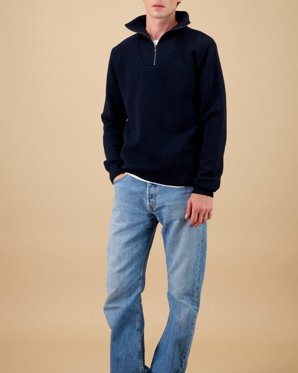 Nitto Knitwear - Youri Truck Sweater - Navy