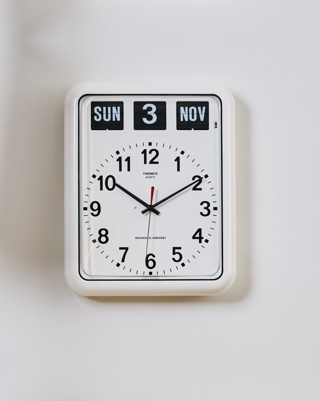 Twemco - Wall Clock BQ 12A - White