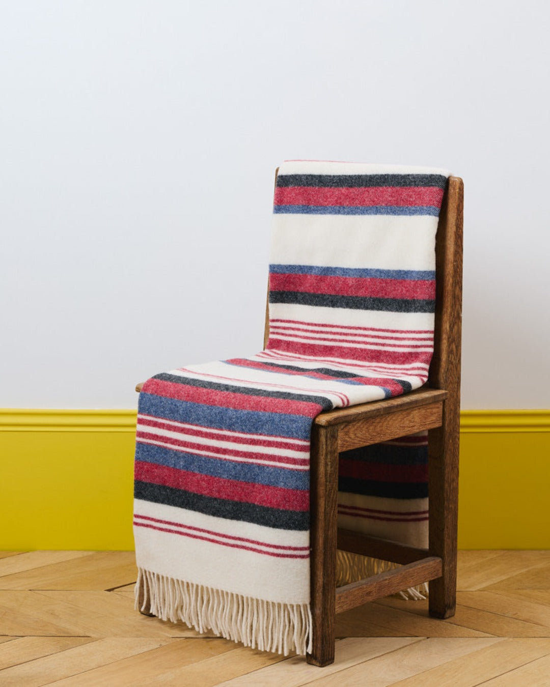 Lagomoro - Tribeca blanket - Red stripes