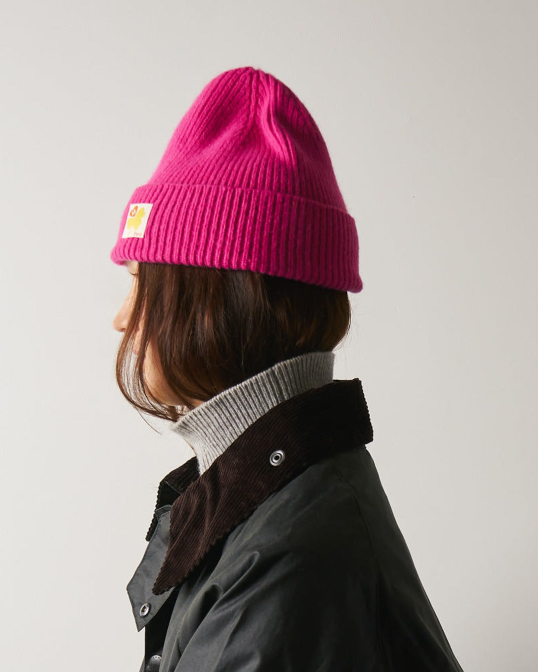 Merci - Bonnet Lucky - Rose & Jaune