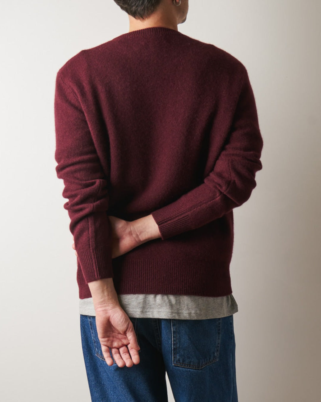 Merci - Claudio cashmere sweater - Burgundy