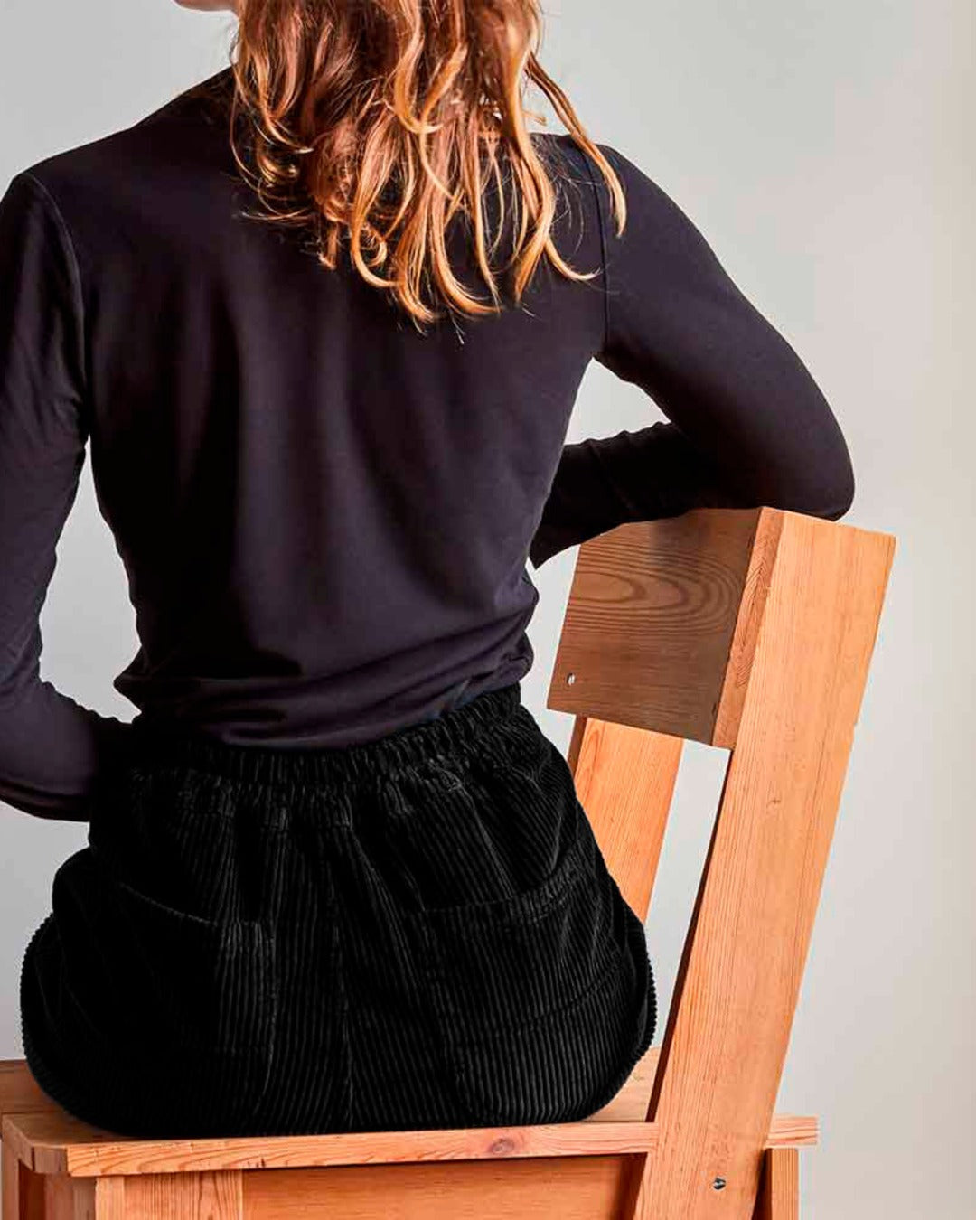 Merci - Pantalon en velours côtelé - Noir