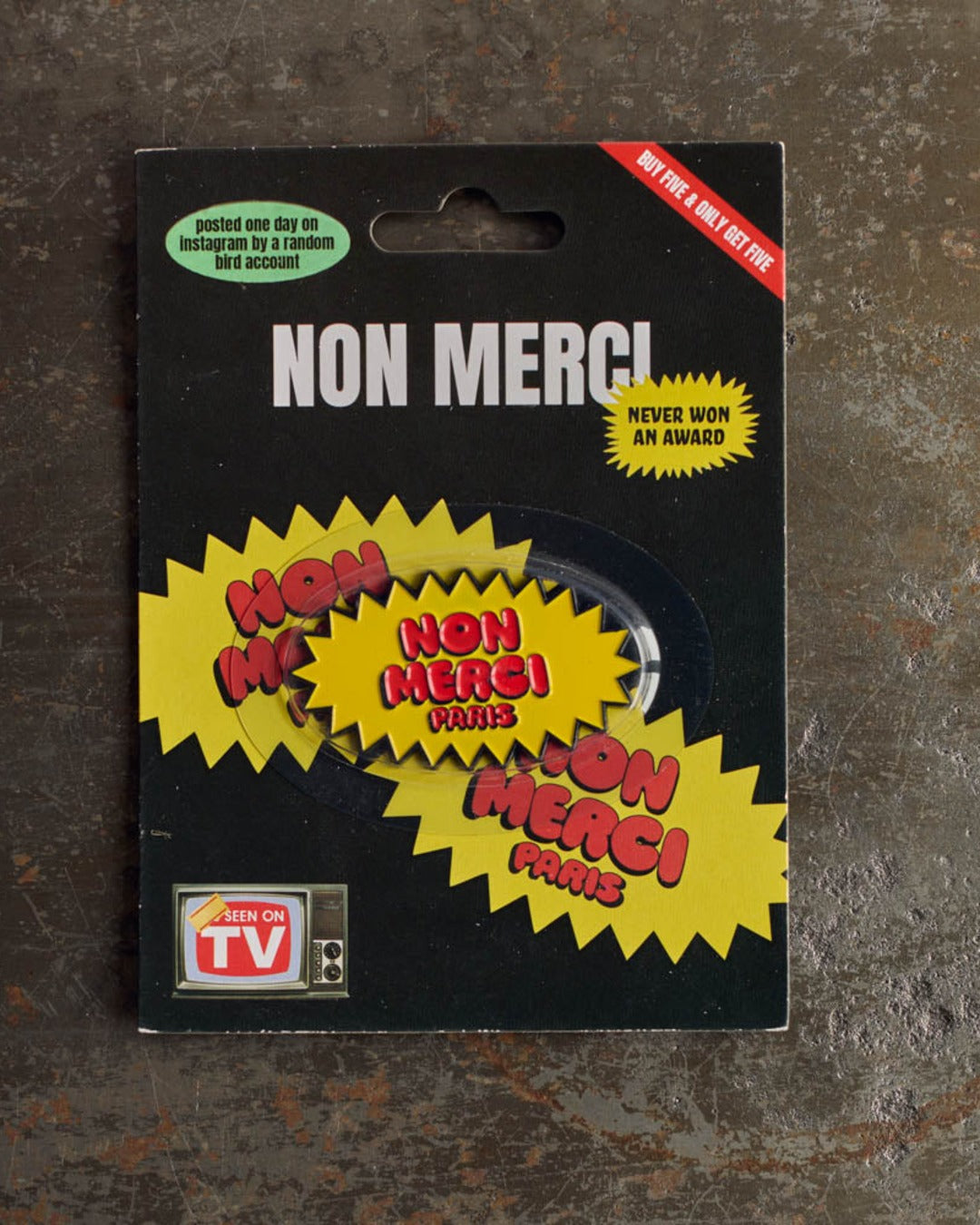 Merci - Magnet Non Merci - Rouge
