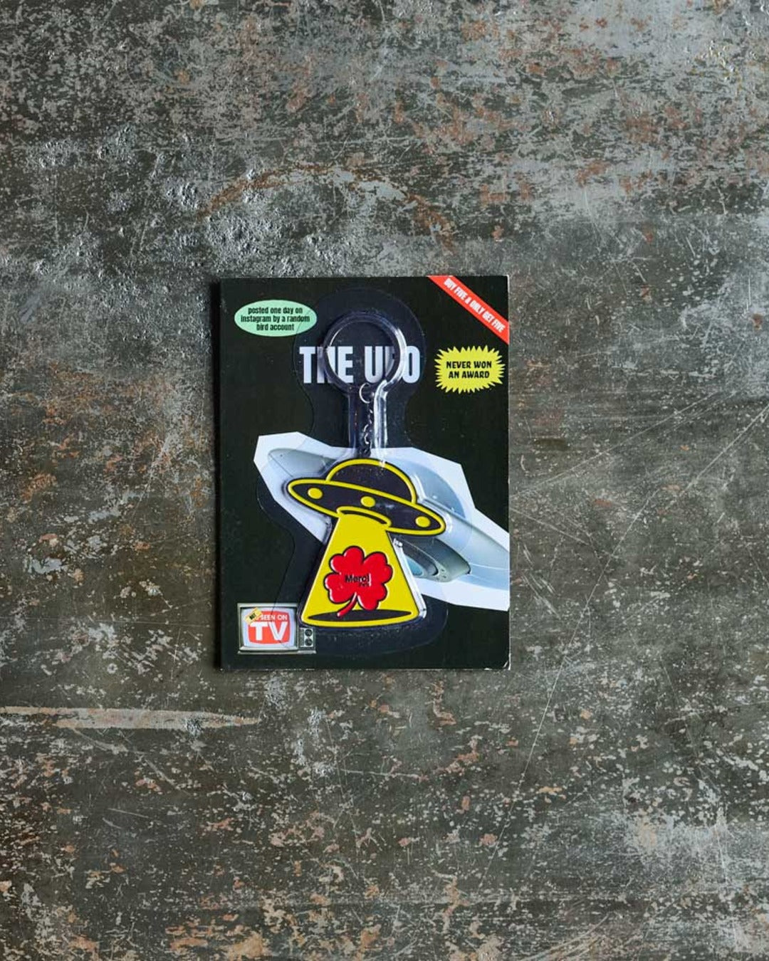 Merci - Porte-Clés En Métal Ufo Tréfle