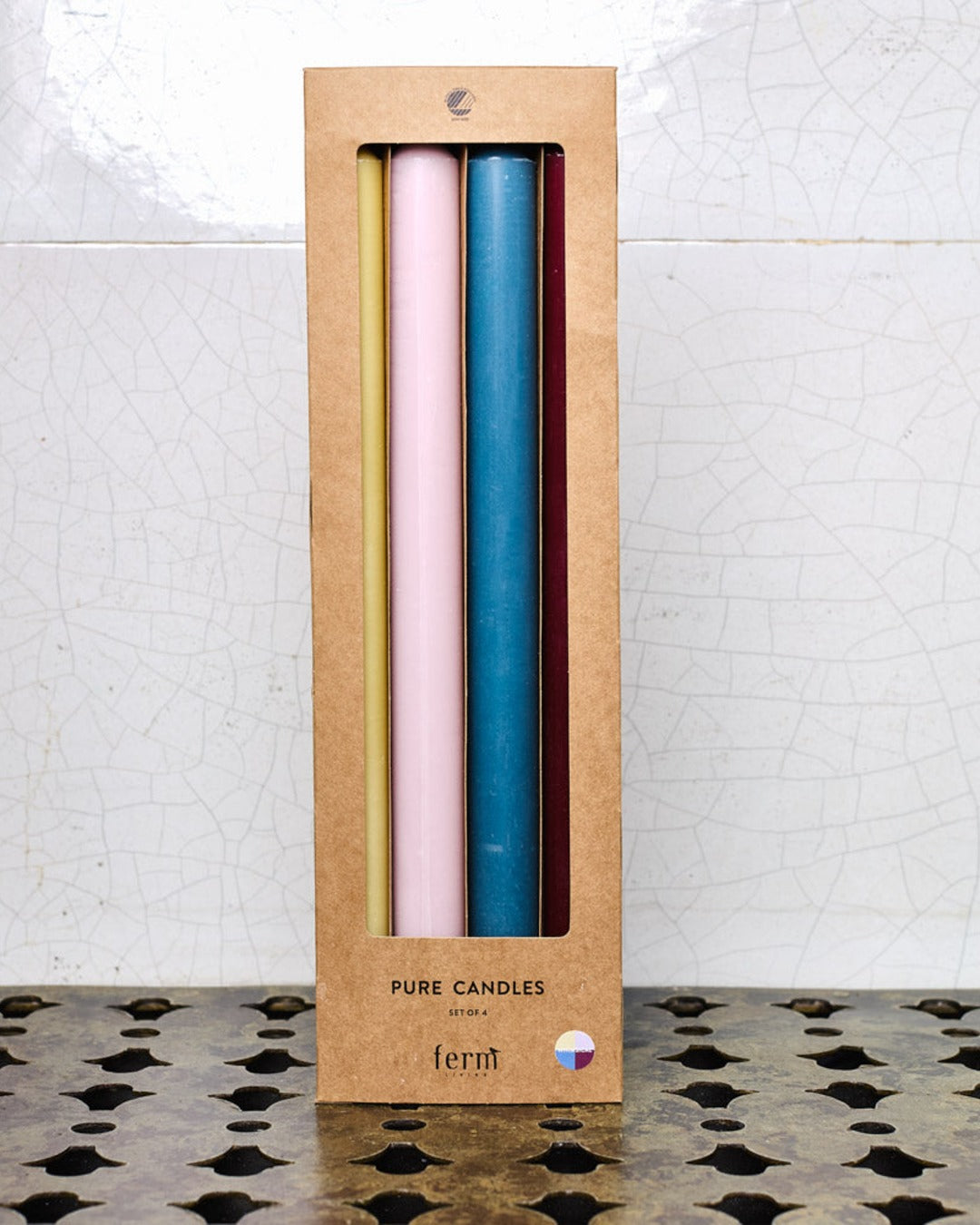 Ferm Living - Set De 4 Bougies Pure Whimsical