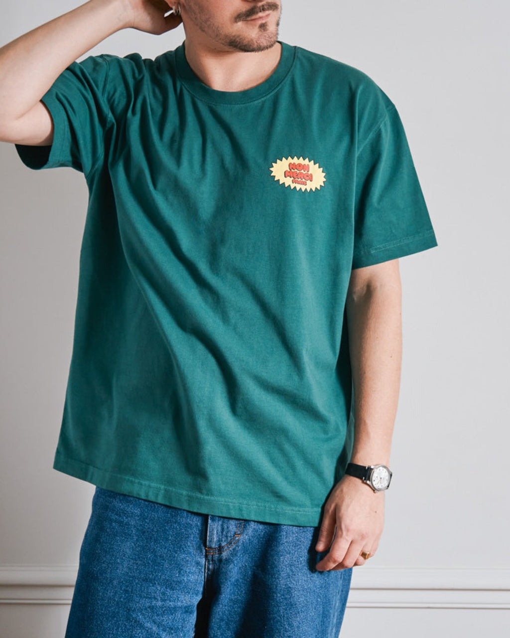 Merci - Non Merci Beavies T-Shirt - Green