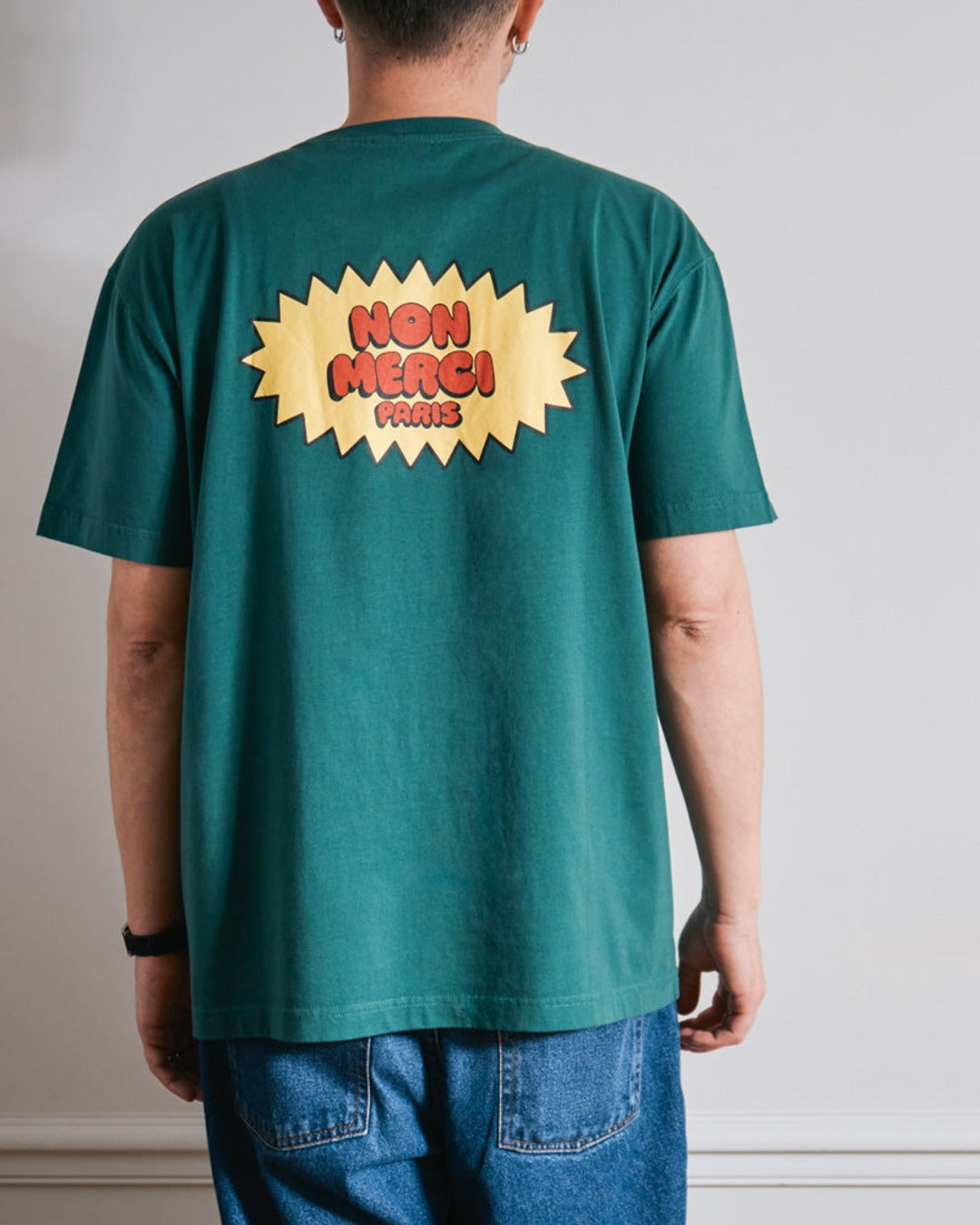 Merci - Non Merci Beavies T-Shirt - Green