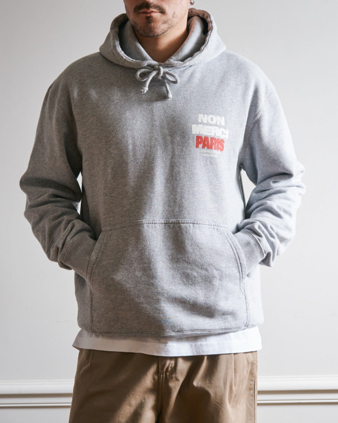 Merci - Sweat Paix Non Merci - Gris