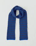 Toast - Echarpe Laine Micro Cable - Cobalt & Prune