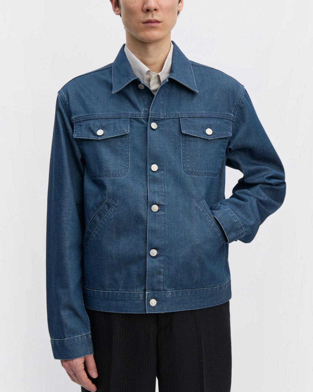 Another Aspect - Denim jacket 2.0 - Bleu