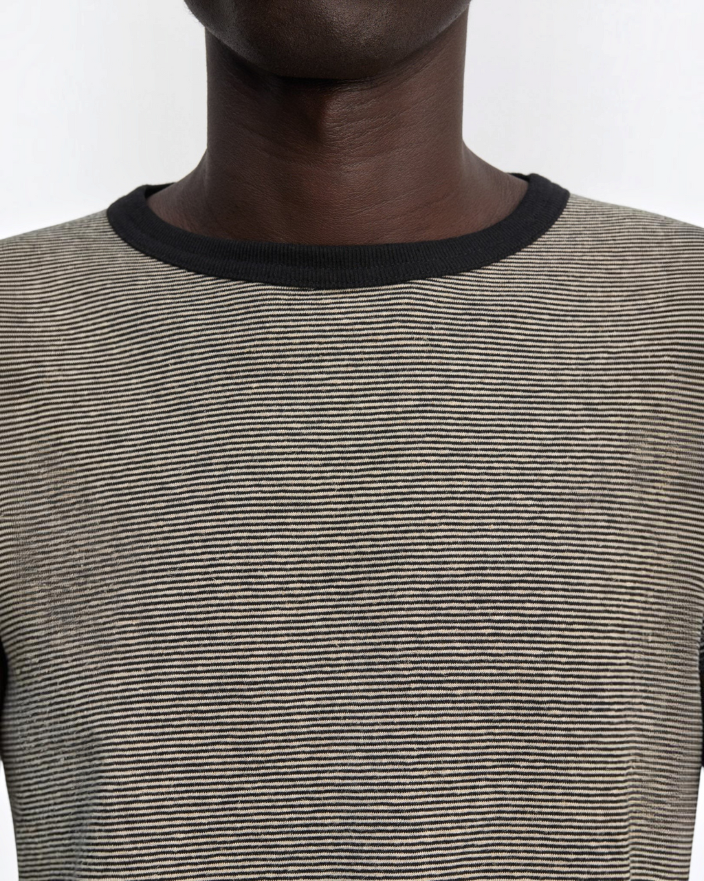 Another Aspect - T-shirt rayé 3.0 JPN - Rayures noires