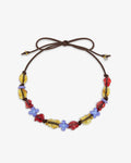 Cajal - Ariel Necklace - Red Yellow & Purple