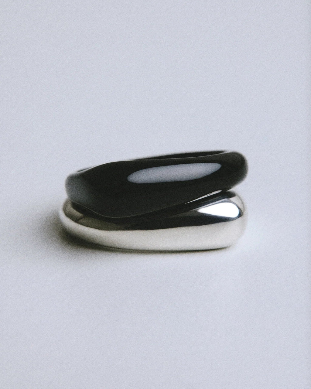 Ragbag - Dagny Stacking Ring - Black Onyx