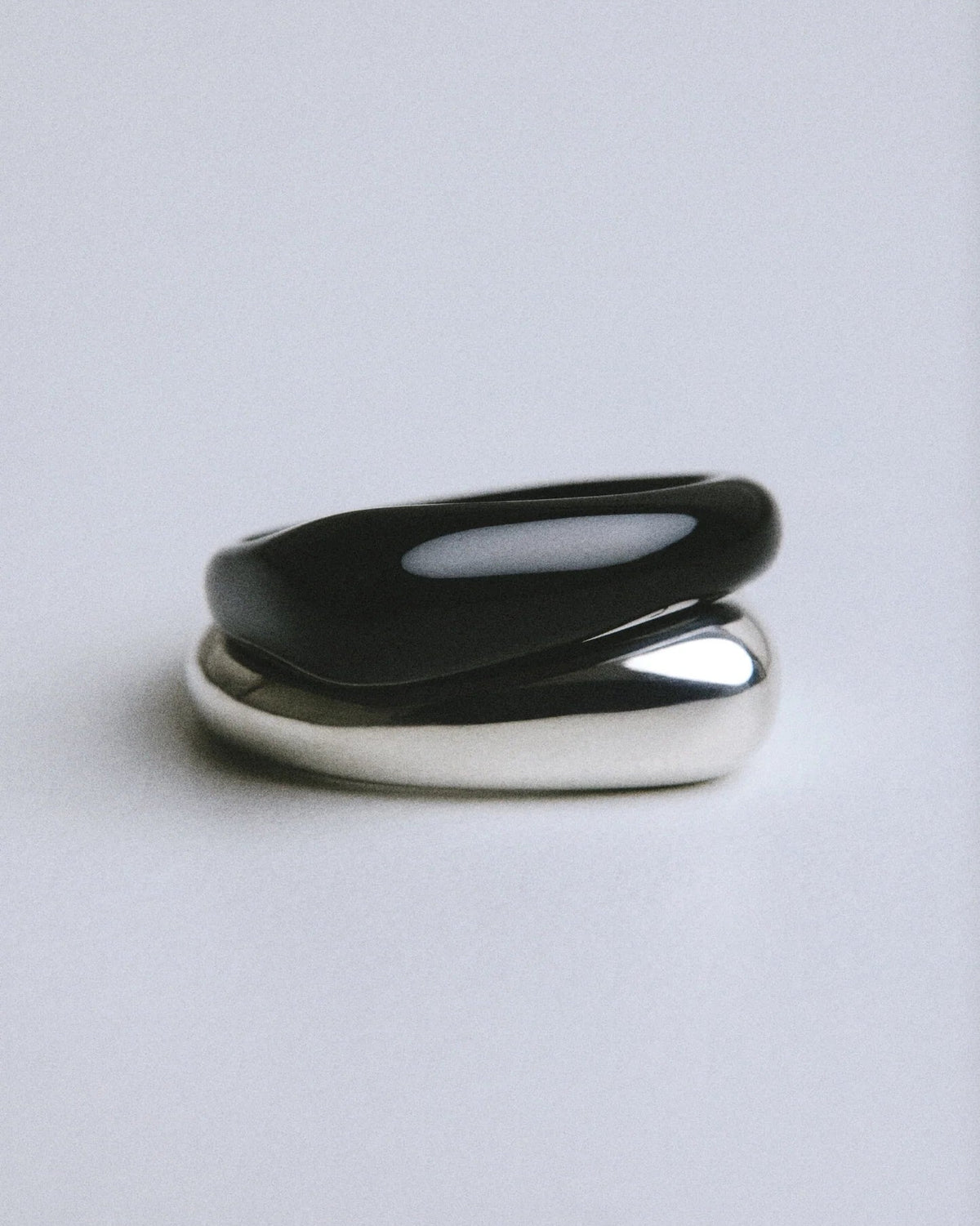 Ragbag - Dagny Stacking Ring - Black Onyx