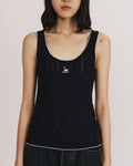BB Wallace - Walker tank top - Navy and white