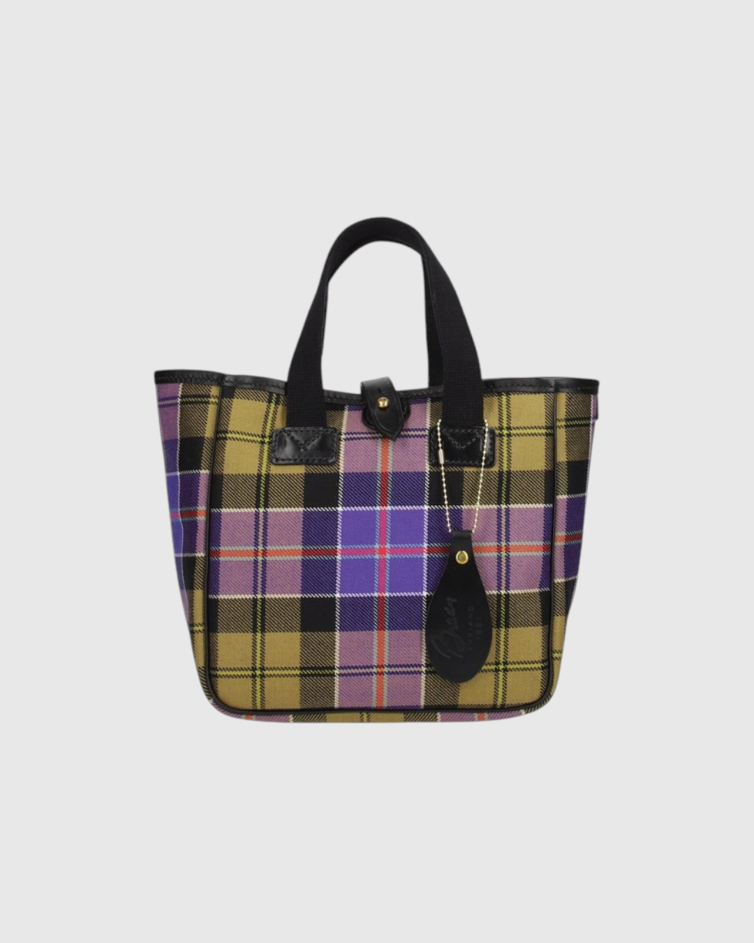 Brady Bags - Checked Beck Bag - Yellow & Purple