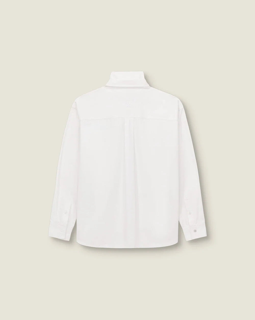 Caleb - Double Layered Shirt - White
