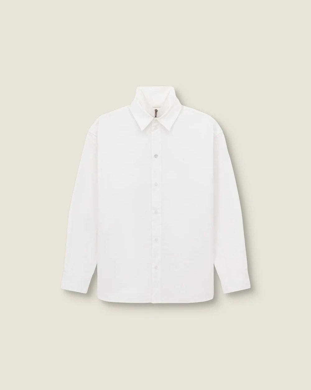Caleb - Double Layered Shirt - White