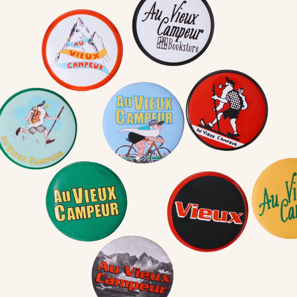 Au Vieux Campeur - Congés Payés - Badge Vieux