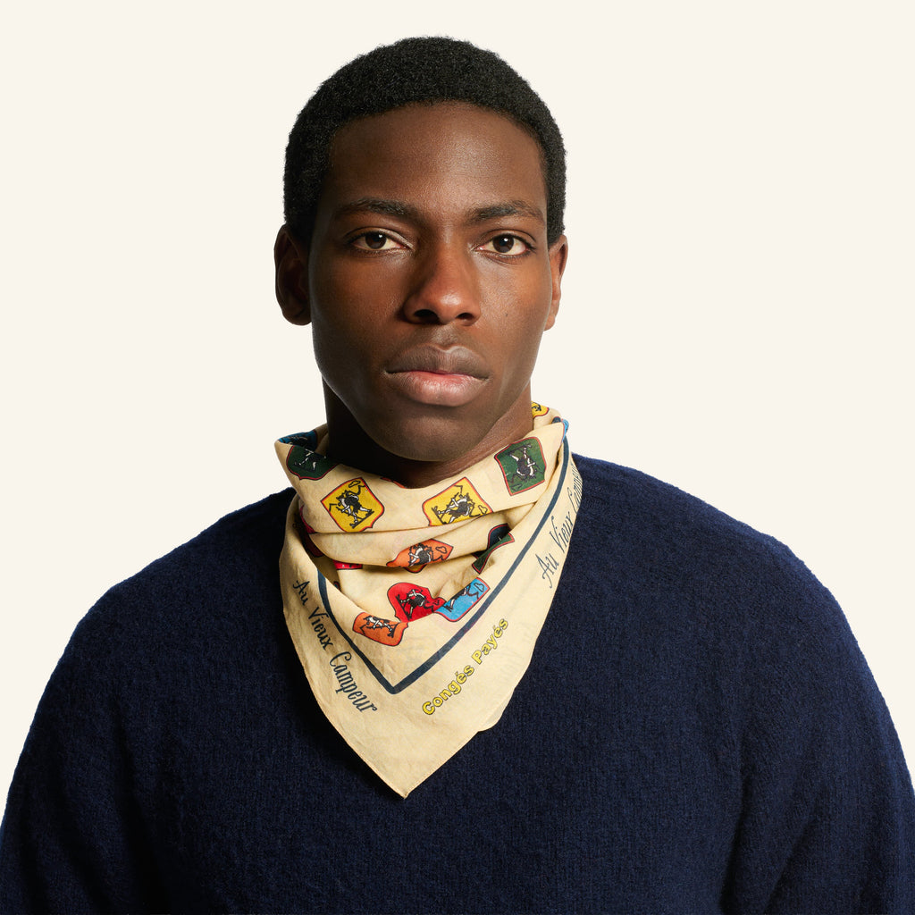 Au Vieux Campeur - Congés Payés - Domi Bandana - White Multi