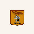 Au Vieux Campeur - Congés Payés - Magnet Blason Jaune