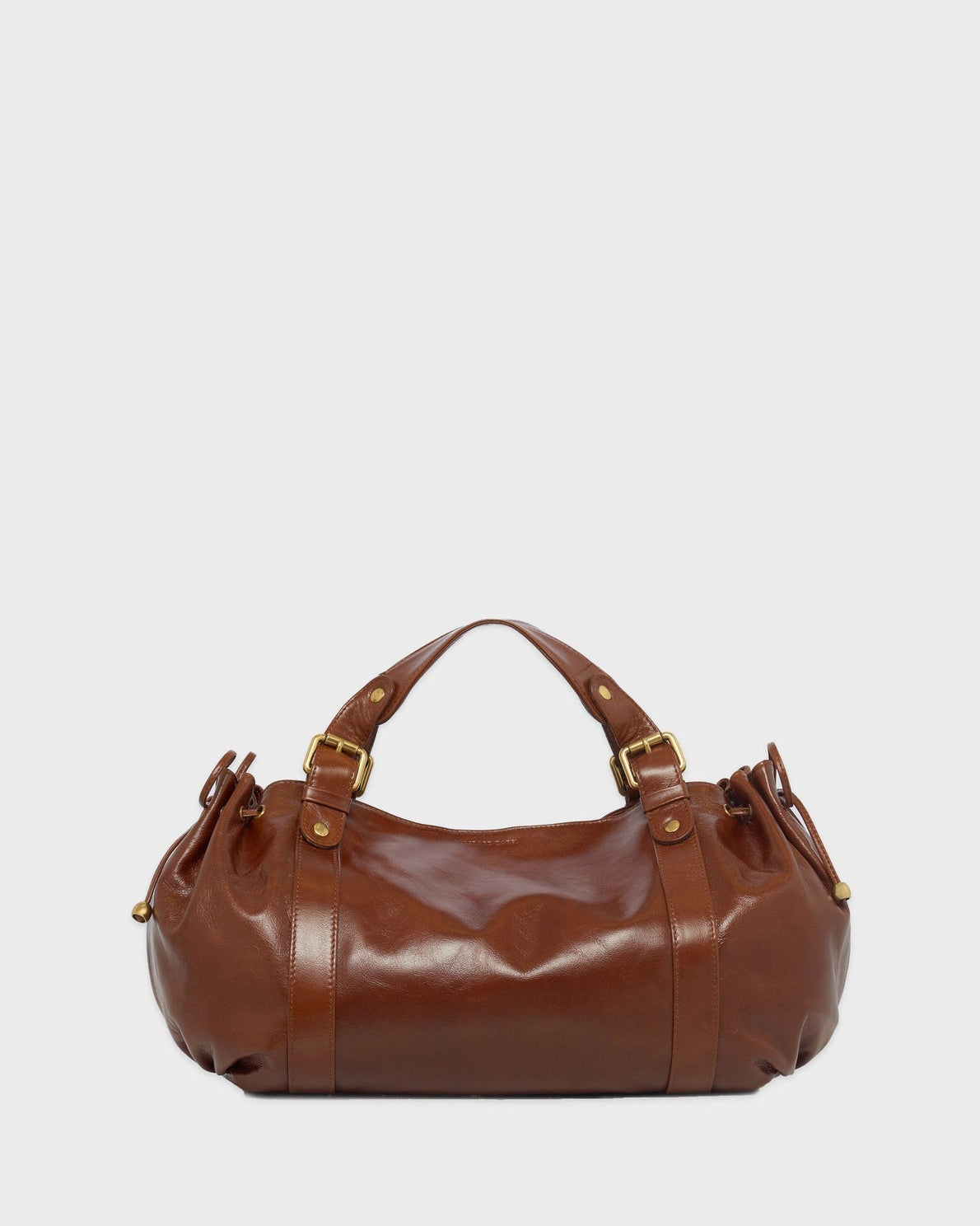 Gerard Darel - Sac À Main En Cuir Effet Froissé 24H - Caramel