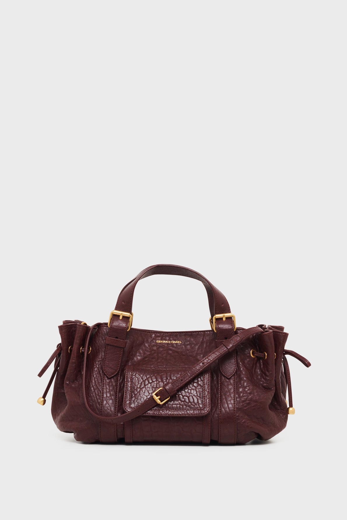 Gerard Darel - Sac À Main En Cuir Bubble 18H - Bordeaux