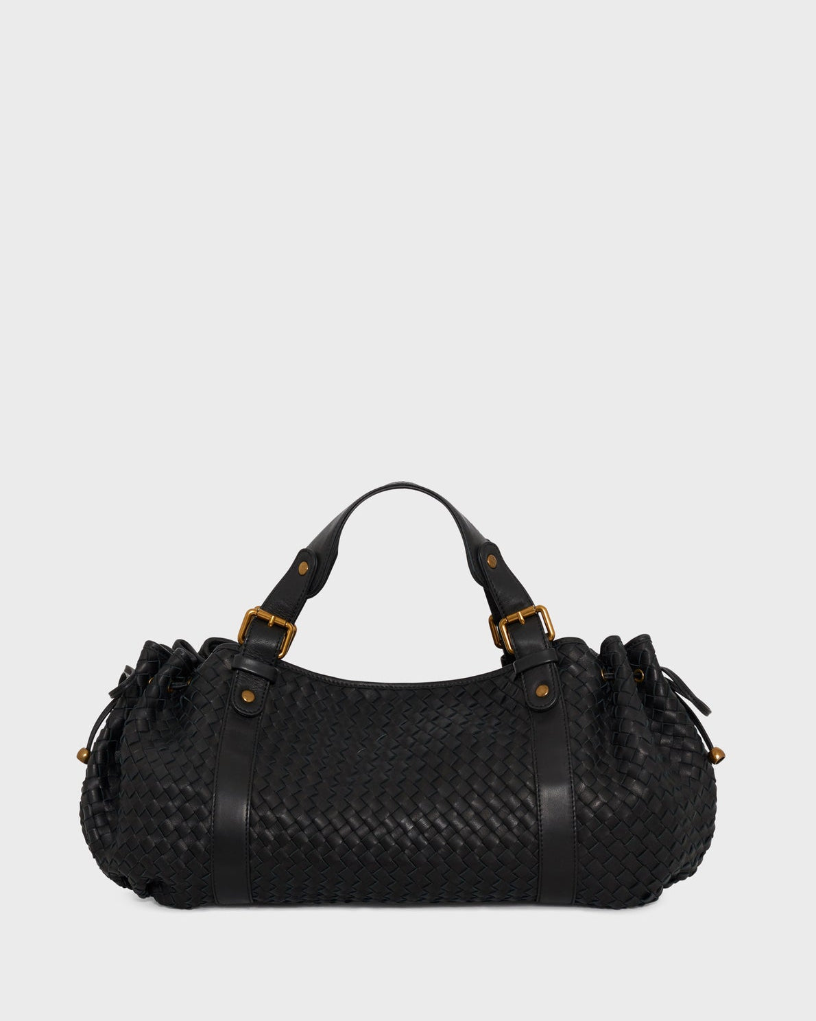 Gerard Darel - Sac À Main En Cuir Tressé 24H - Noir