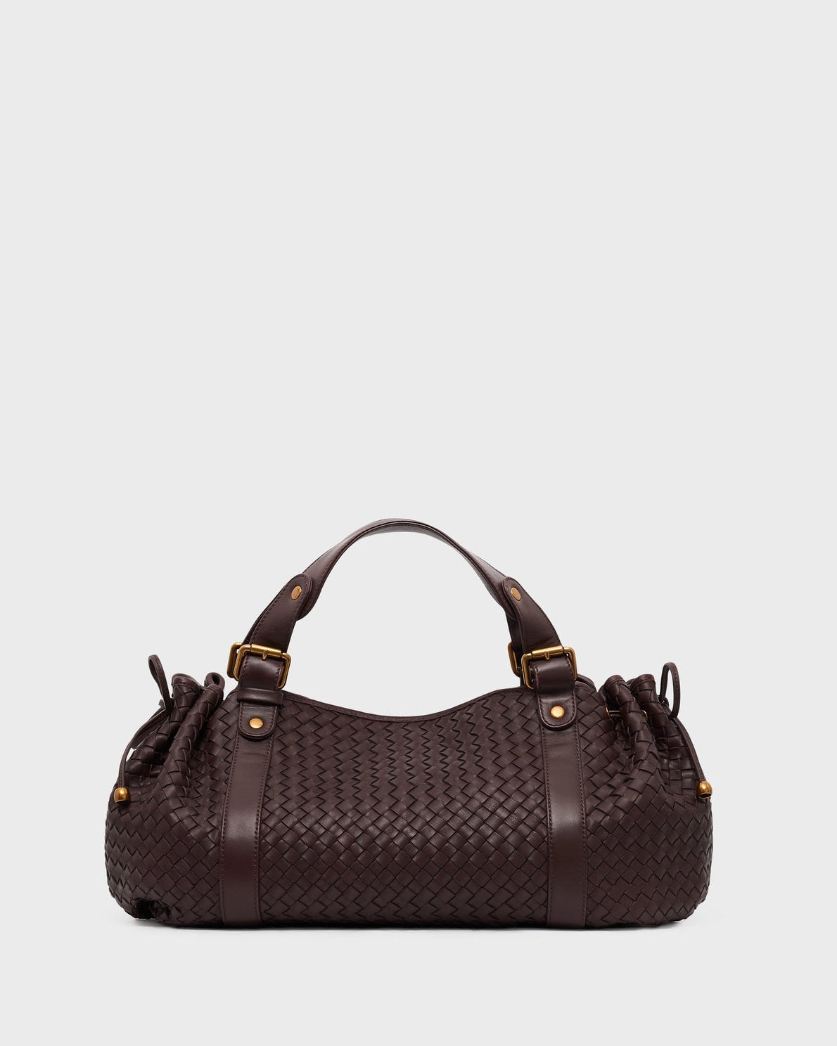 Gerard Darel - Sac À Main En Cuir Tressé 24H - Bordeaux