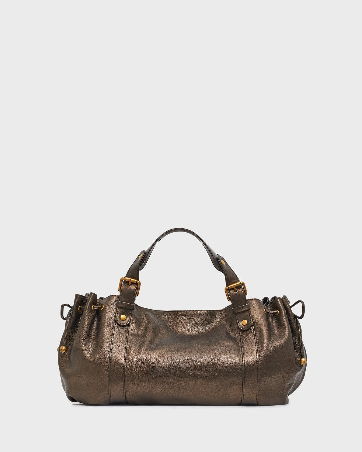 Gerard Darel - Sac À Main En Cuir Métallique 24H - Or