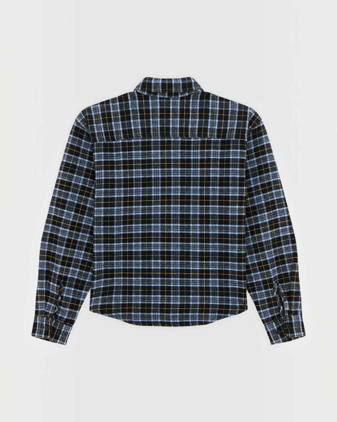 Back view of the black and blue checked flannel shirt Dickies at Merci Paris
