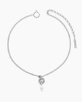 Justine Clenquet - Ethan Pearl Necklace - Palladium