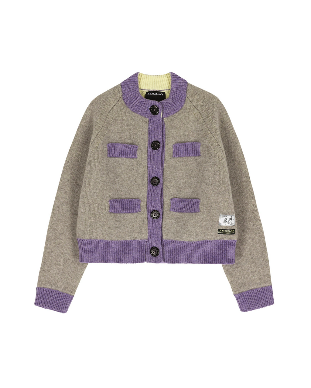 BB Wallace - Cardigan Frida - Sable et lilas