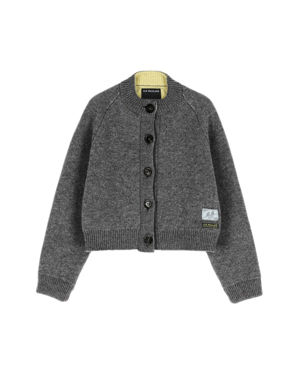 BB Wallace - Cardigan Sherman - Gris flanelle