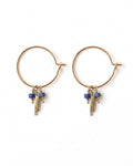Tassia Canellis - Demeter Earrings - Lapis Lazuli