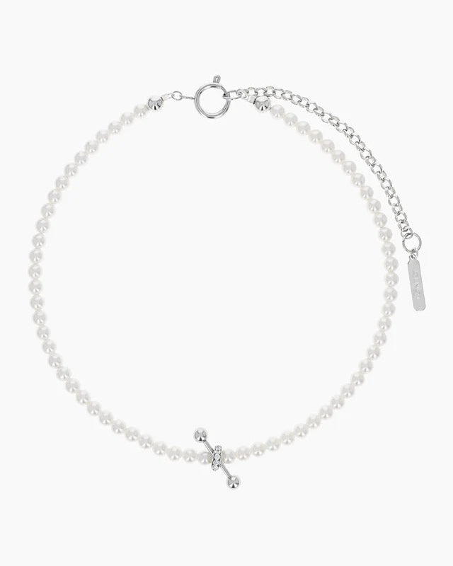 Justine Clenquet - Gianni Necklace - Palladium