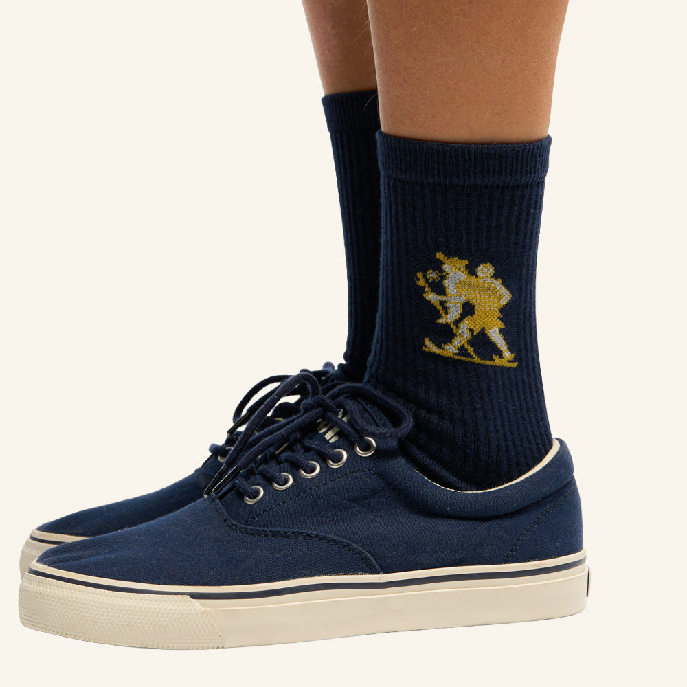Au Vieux Campeur - Congés Payés - Chaussettes Marcheur - Marine