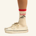 Au Vieux Campeur - Congés Payés - Mountain Range Socks - Ecru