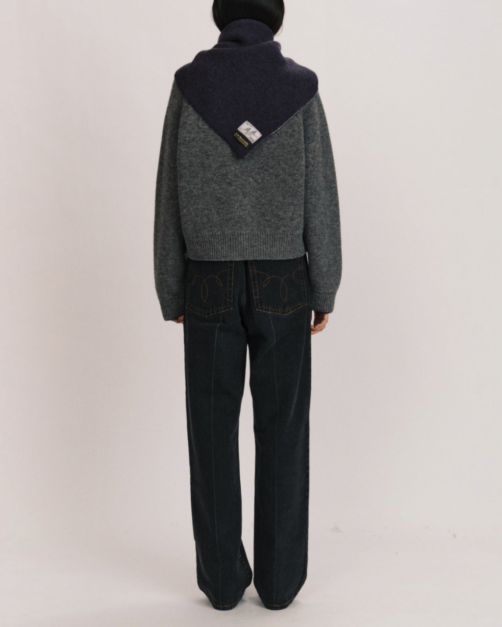 BB Wallace - Cardigan Sherman - Gris flanelle