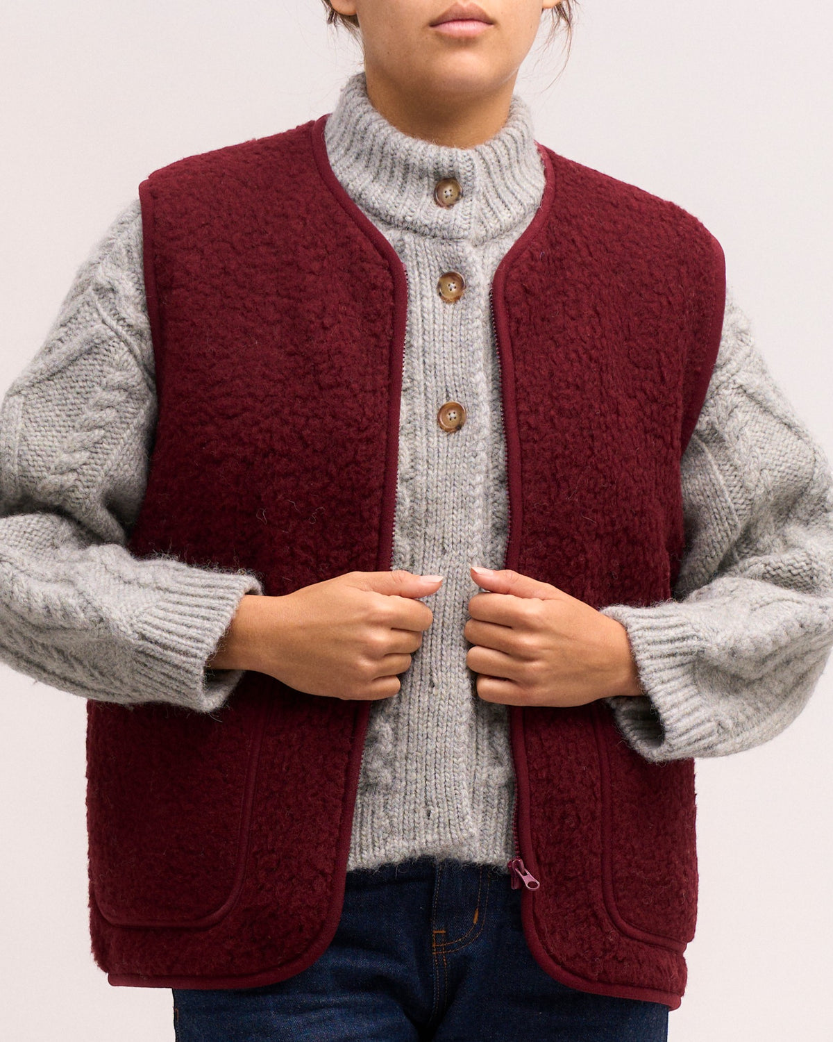 Coldbreaker - Veste Pepitco - Cerise