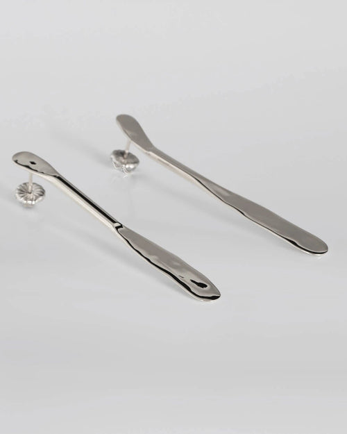 Tweek Eek - Boucles D'Oreilles Mirr Flat - Argent
