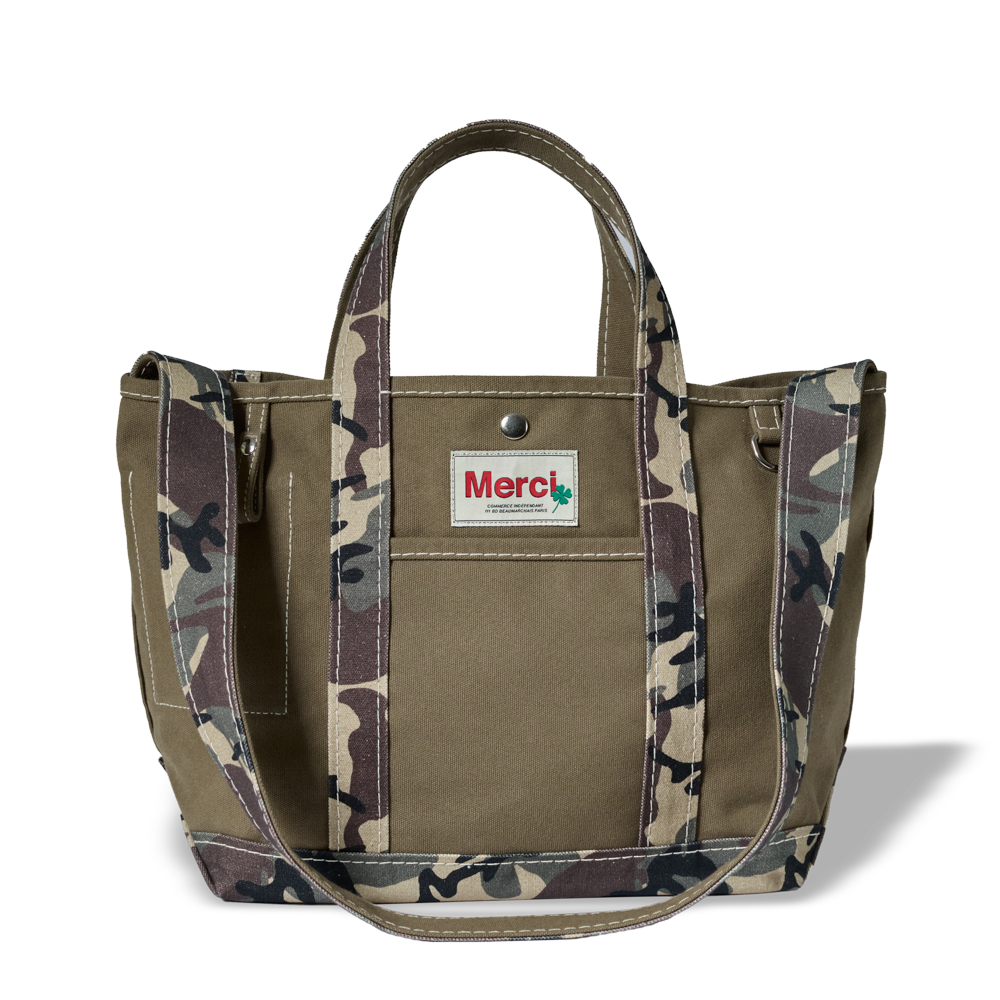 Cabas Candide en canvas - Camo - Merci - packshot 13