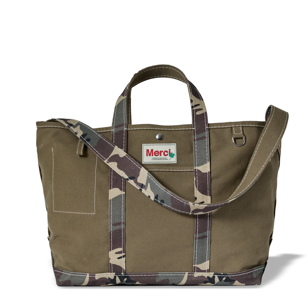Cabas Candide en canvas - Camo - Merci - packshot 18