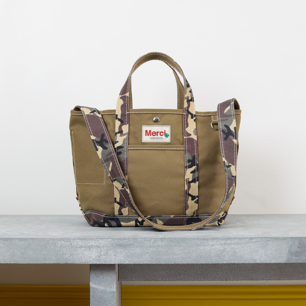 Cabas Candide en canvas - Camo - Merci - packshot 2