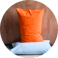 Linge de lit en percale de coton