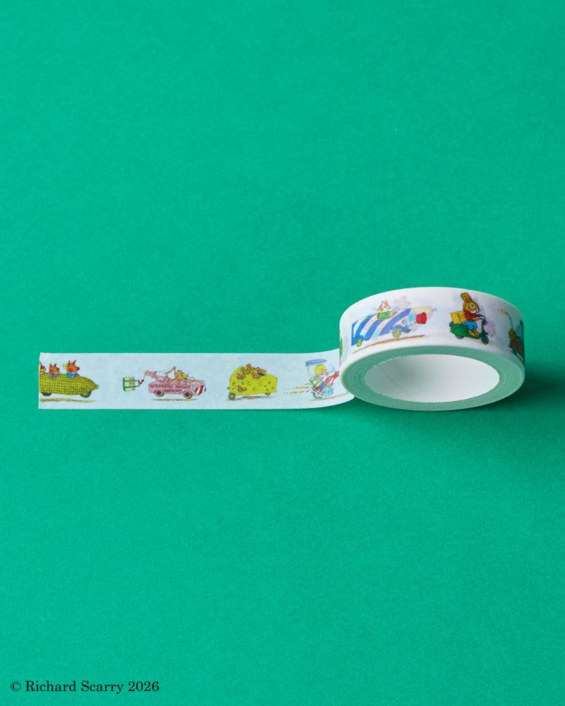 Merci x Richard Scarry - Masking Tape - Cars