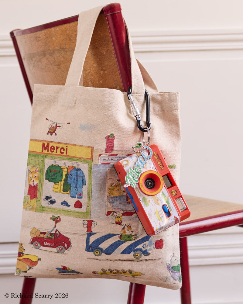 Merci x Richard Scarry - Cotton Tote Bag - Merci Shop