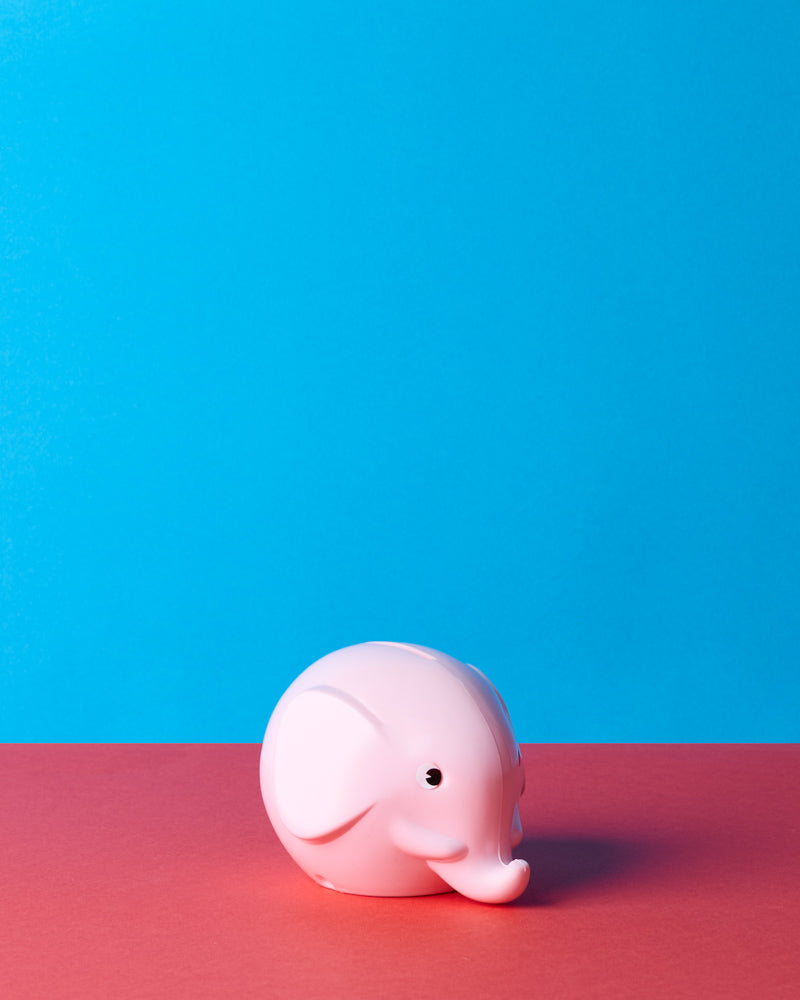 Merci - Elephant Piggy Bank - Pink